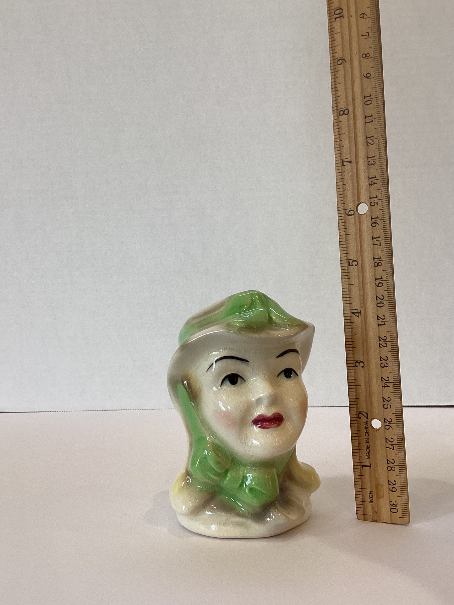 Pre Order - Custom Vintage Lady Head Vase - Beaded Tree
