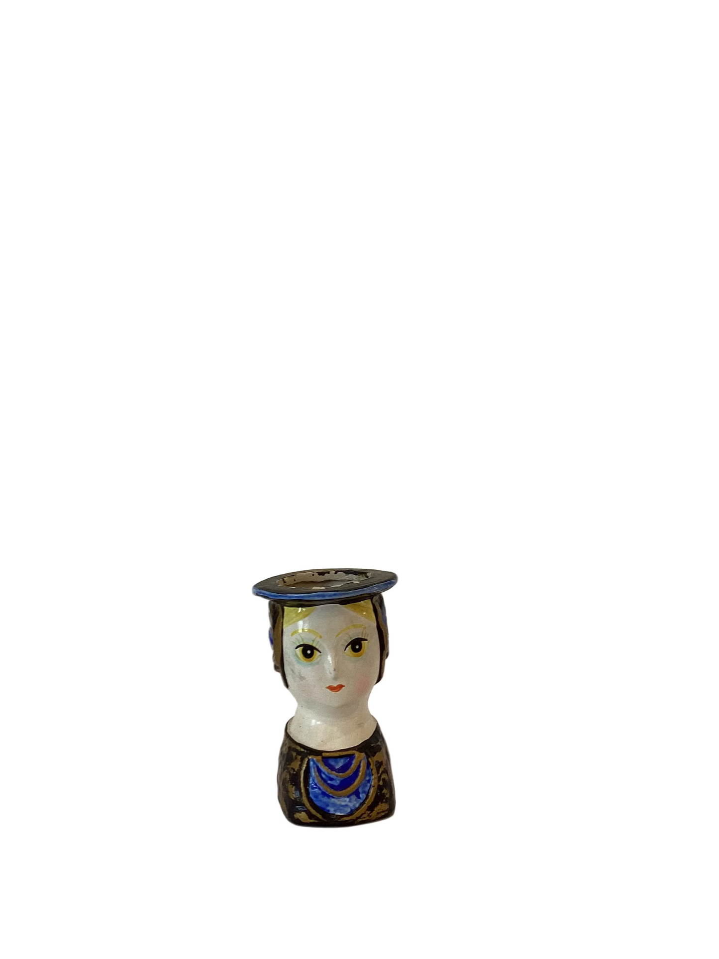 Pre Order - Custom Vintage Lady Head Vase - Beaded Tree