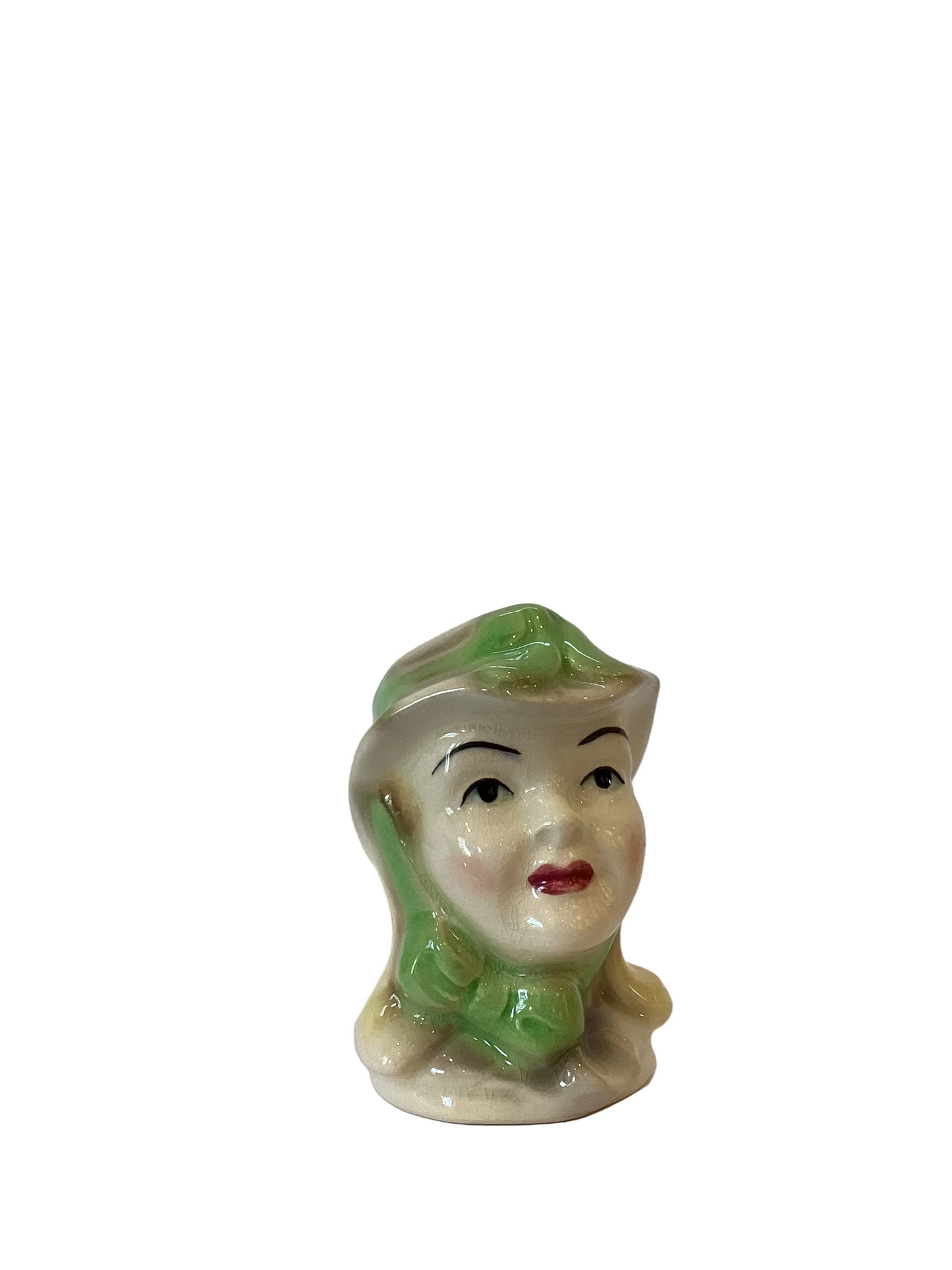 Pre Order - Custom Vintage Lady Head Vase - Beaded Tree
